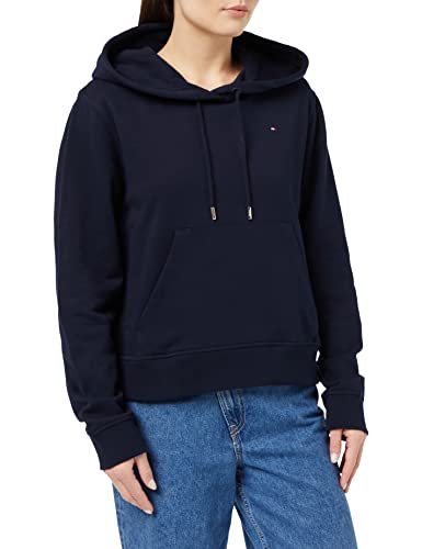Tommy Hilfiger Damen Hoodie 1985 Modern Terry mit Kapuze, Blau (Desert...