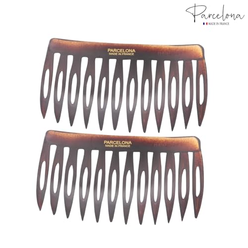 Peines laterales Parcelona French Set 2 curvos 6.35 cm miniatura 4