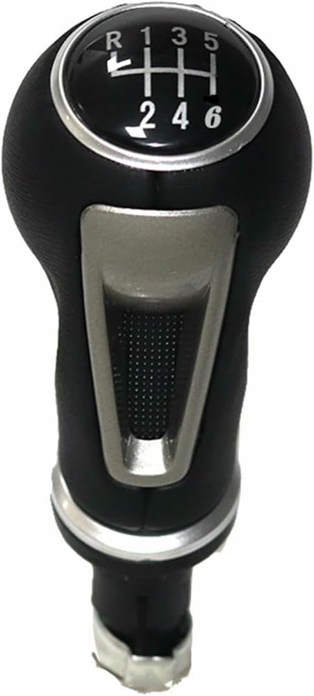 Gznbb 6S Knob Car Manual Gear Shift Knob Boot Cover Gaiter Lever Shifter Handle Stick, For Seat Altea 2004-2012