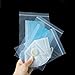 100 Pcs Transparent Mobile Phone Dust Bag, Zipper Reclosable Plastic Bags,5 Mil, iPhone Dust Protector Cover, Phone Bag Compatible with iPhone 15/14/13 Pro MAX Samsung + More Up to 7 Inches