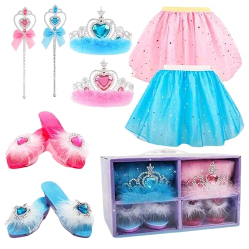 Vestidos de princesa para niñas - Trajes mágicos para fantasías salvajes | Perfecto para juegos de rol, fiestas y sesiones de fotos, ideal para cumpleaños, fiestas y ocasiones especiales