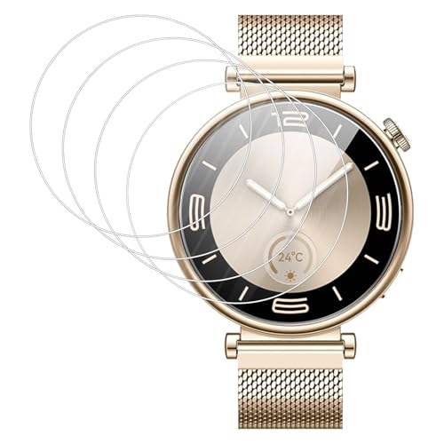 Esperienza visiva impeccabile: il vetro temperato per Huawei Watch GT 4 41mm rivestimento trasparente HD offre una chiarezza del 99,99%, proteggendo lo schermo da impronte digitali, residui di olio e sudore, senza compromettere la qualità dell'immagine.