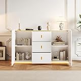 buffet vaisselier style scandinave Installation & Sérénité : Structure stable, bord de plateau protecteur, dispositif anti-basculement conseillé, LED USB + télécommande pour l’ambiance. En cas de problème après-vente, contactez-nous, nous vous répondrons sous 24 heures.