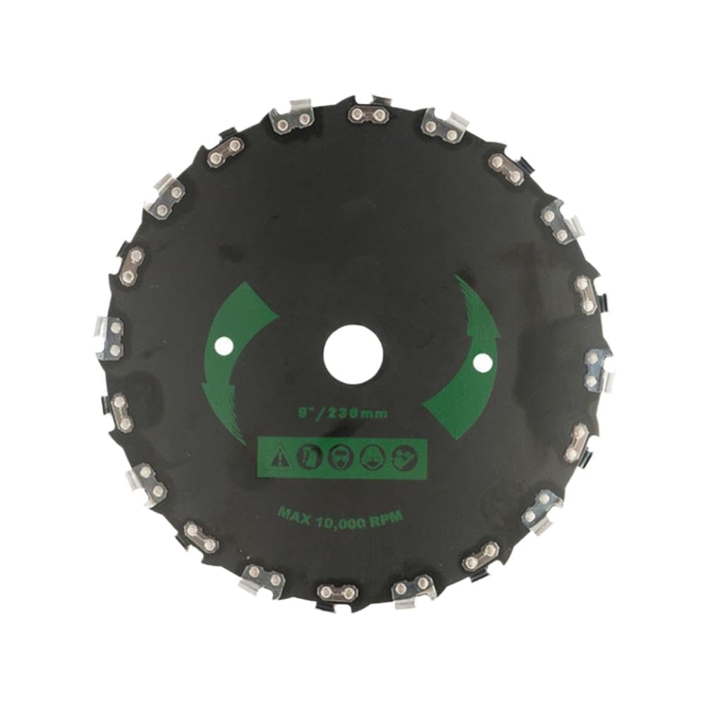 Cabezal de Acero de 9 Pulgadas, Piezas de cortacésped, Disco de 14 y 20 Dientes, Compatible con Piezas de Motocicletas automotrices(20 Teeth)