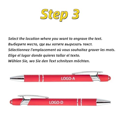 Stylos personnalisables bleu foncé pour cadeau publicitaire - 5