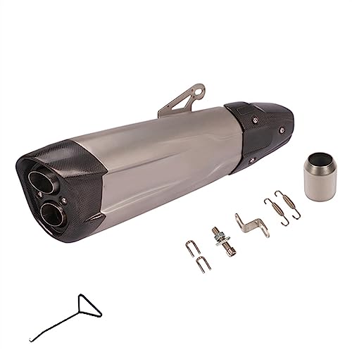 Silencieux 51mm double sortie en carbone pour supprimer la chaleur de l'échappement TMAX500