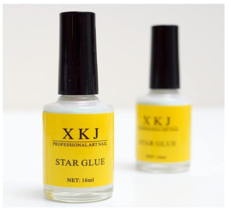 Star Glue,Nail Art Glue, for Foil Sticker Nail Transfer Tips Decorations Adhesive White 16 ML/Bottles-picture-35