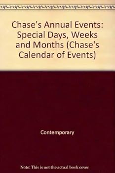 Hardcover Chase's Annual Events: Special Days, Weeks and Months in 1991 : An Almanac and Survey of the Year (Chase's Calendar of Events) Book
