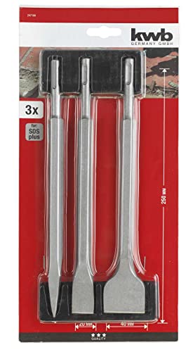 Miniatura 5 de Kwb 49247190 Set De Cinceles Sds, 3 Piezas