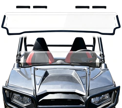 Demi-pare-brise Polaris RZR en polycarbonate premium pour protection optimale