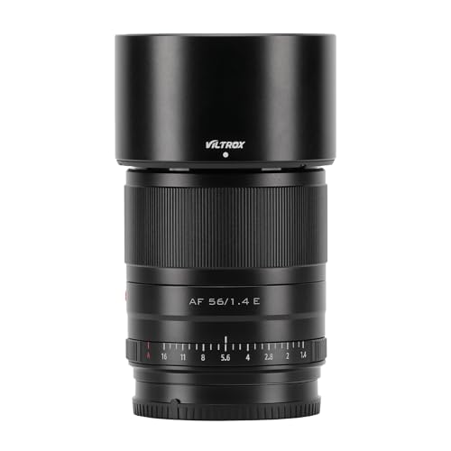 Image of VILTROX 56mm f /1.4 Auto Focus APS-C STM Portrait Prime Lens Compatible with Sony E Mount Cameras A5100 A6000 A6100 A6300 A6400 A6500 A6600 NEX-6 A7S A7C A7 A7RⅢ A7SⅢ A7Ⅲ A7RⅡ A7Ⅱ A7S A7RⅣ A9