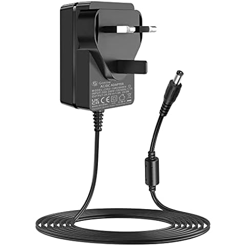 Gonine 24V 1A Power Supply Adapter,100~240V AC to DC 24 Volt 1 Amp Converter 24 vdc 1000mA 800mA 600mA 400mA 200mA Wall Charger for LED Strip Light, CCTV Camera Cover