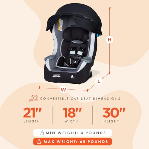 Baby-Trend-Trooper-Plus-3-in-1-Convertible-Car-Seat-with-Canopy-Dash-Twilight