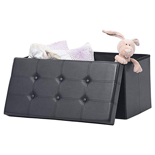 leather toy box
