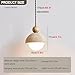 DLSixYi 2PCS Japanese Style Wabi Sabi Natural Stone Shade Spherical Pendant Light Retro Mini Pendant Lamp Nordic Pendant Lighting for Kitchen Island Dining Room - Solid Wood Hainging Light G9