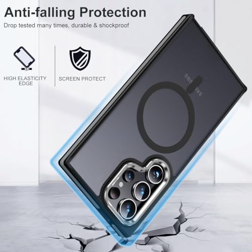 Image of MALEWOLF Magnetic Case for Samsung Galaxy S23 Ultra, Slim Matte Cover
