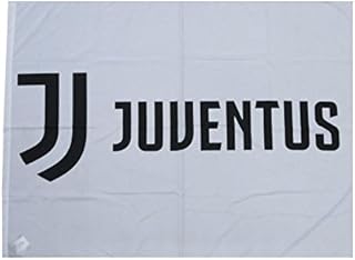 Bandiera grande logo scacchi Juventus 100x140 cm Flag Juve Prodotto Ufficiale