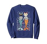 Cat Mermaids Spooky Sea Designs