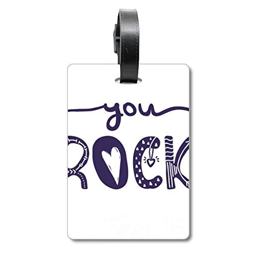 Étiquette pour valise You Rock accessoire idéal pour vos voyages en avion