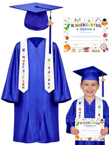 Set Birrete y Toga para Graduación Preescolar 2026 miniatura 1