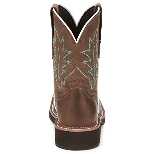 Justin Women's Gypsy EMA Wide Square Toe 8in Top Boot4
