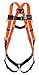 Titan ll Non-Stretch Full Body Safety Harness with Mating Buckle Chest & Leg Straps, Universal Size-Large/XL, 400 lb. Capacity (T4000/UAK)