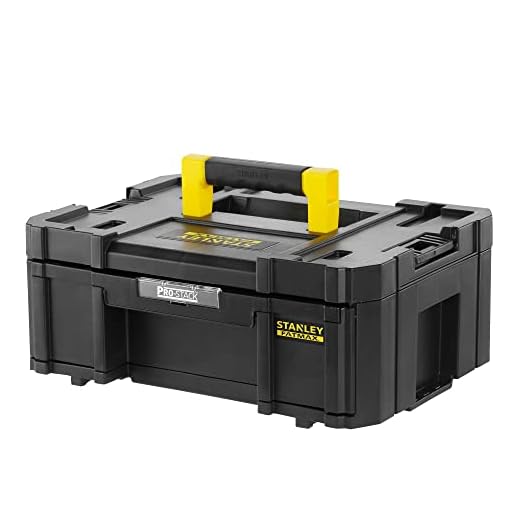 STANLEY FATMAX FMST1-71968, Cajonera Profunda Pro-Stack, 6 compartimentos, Capacidad 9,5L, Cuerpo de polipropileno, Cajones de gran capacidad