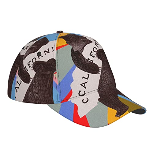 California Republic Bear Adjustable Trucker Hat #TOP20