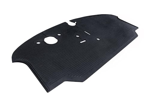 Front Rubber Floor Mat Compatible with VW Type 2 Bus: T1 1959-67, T2 Bay Window 1968-1979 (T2 B 08/1972-07/1979)