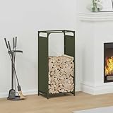 Grande capacité : ce porte-bois de chauffage est doté d'une grande capacité, ce qui permet de stocker suffisamment de bûches pour alimenter votre feu et vous permettre de rester au chaud tout au long de l'hiver.