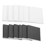 FUTUREORYY 12 Piezas Sellos de Esquina para Puertas Autoadhesivos Cinta Aislante para Marcos Exteriores Relleno de Huecos y Protección contra Viento y Ruido Burletes para Puertas y Ventanas