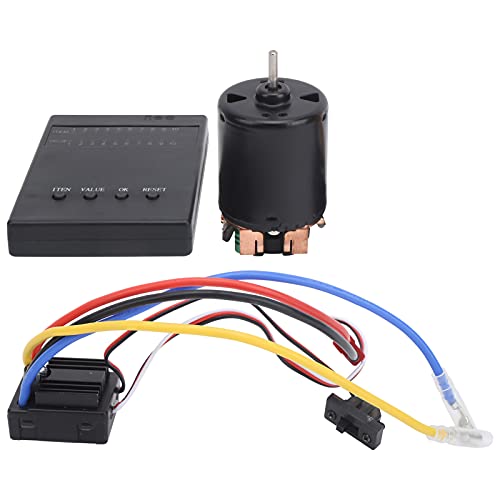 80A ESC è compatibile con motori brushless, adatto per auto RC 1/8, 1/10.