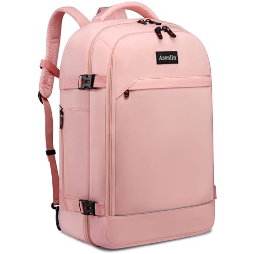 30L Travel Backpack For Women Men Flight Approved Carry-On Laptop Pink - image 1