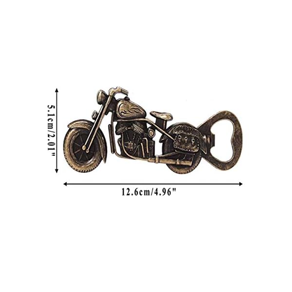 Saijer Abrebotellas Motocicleta,2 PCS Abridor De Motocicleta Abrebotellas Cerveza De Motocicleta Abridor De Botellas De… - Imagen 3