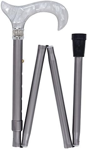 Royal RC Canes Bastones elegantes para caminar  Bastones de diamantes de imitación ajustables plegables de diseño  El mejor regalo para hombres y