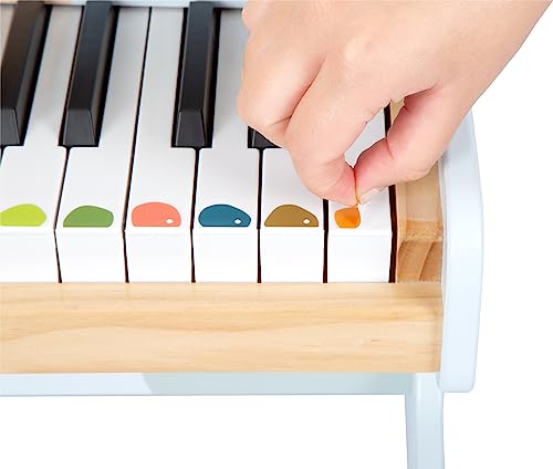 Image of Small Foot Wooden Kids Piano inchGroovy Beats inch - Electronic Toy Piano with Stickers & Sheet Music - Musical Instrument Toy for Toddlers & Kids