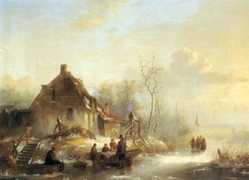 Tableau toile de maître Wittevronghel impression d'art premium 60x90cm