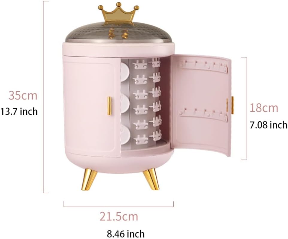 Jewelry Organizer Jewelry Box Large Jewelry Box Rotatable Jewelry Organizer Creative Jewelry Case Display Storage Case For Necklace Ring Earring Bracelets Jewelry Case Jewelry Display Storage (A)