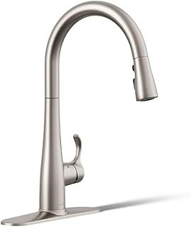 Simplice Response Touchless Pull Down Kitchen Faucet in Stainless Steel,...