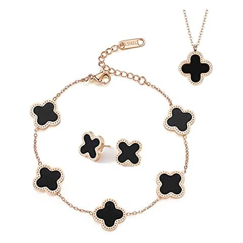 TOFBS Four-Leaf Clover Jewellery Set for Women Cover