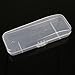 Gracefulvara White Transparent Shaving Box for Shaver Razor