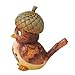 Enesco Jim Shore Heartwood Creek Harvest Bird with Acorn Hat Miniature Figurine, 2.875 Inch, Multicolor