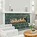 Art3d 12 x 12 Inch Heavy-Duty Peel and Stick Backsplash, Self-adhesive Wall Tiles for Kitchen Bathroom Decor, 10-Pack Dark Green