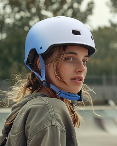 Image of OutdoorMaster Skateboard Cycling Helmet - Two Removable Liners Ventilation Multi-Sport Scooter Roller Skate Inline Skating Rollerblading for Kids, Youth & Adults