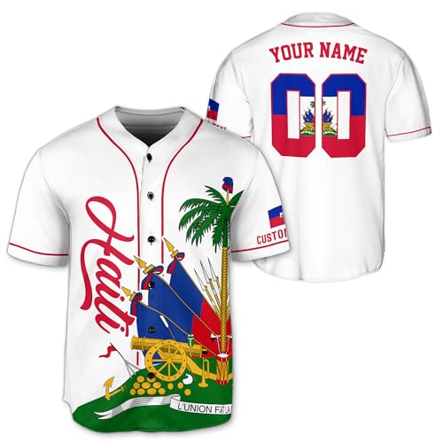 CHIARA CONTI11 Haiti Jersey Men, Haiti Jersey Baseball, Personalized Haiti Baseball Jersey Men 1