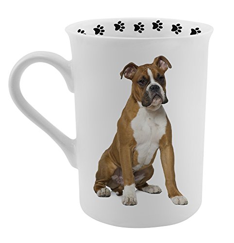 Dimension 9 Boxer Coffee Mug, White