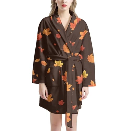 Towel Robe for Women Lightweight Girls Spa Robe with Belt