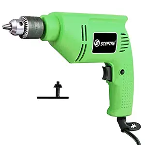 SCEPTRE SP-2310 10MM Drill Machine 300W, 3200RPM with chuck for Home, DIY (220V,Random Colors)