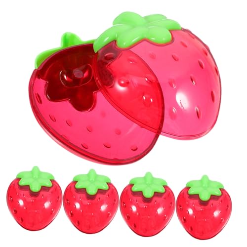 Alipis 1 Juego 1 Juego De Cajas De Dulces De Fresa Cajas De Fresas De Verano Decoración De De Fresas Decoraciones De Fresas Suministros De Fiesta De Fresas Cajas 5 piezas
