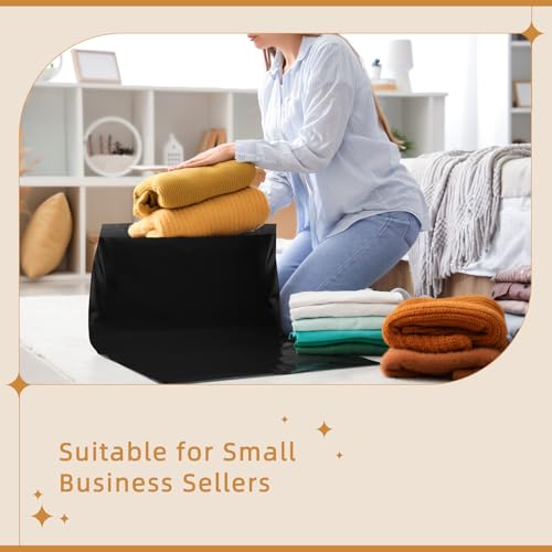 Image of Fuxury 250 Pcs 24x36 inch Poly Mailers,Waterproof Mailing Envelopes for Clothing, Strong Adhesive Poly Shipping Postage Bags for Small Business(Black)